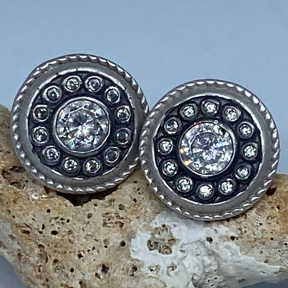 Freida Rothman Nautical Emblem Earrings